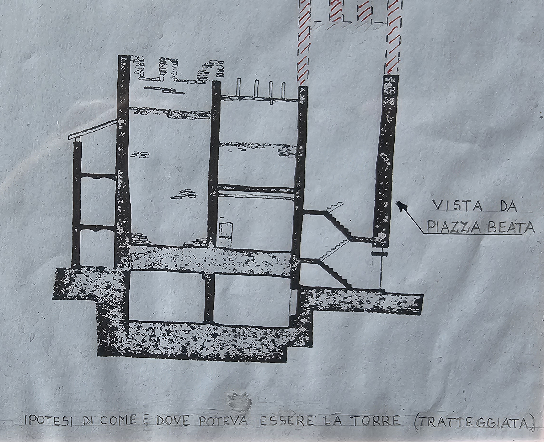 Il Palais di Villar Focchiardo (TO) - pianta storica del palazzo