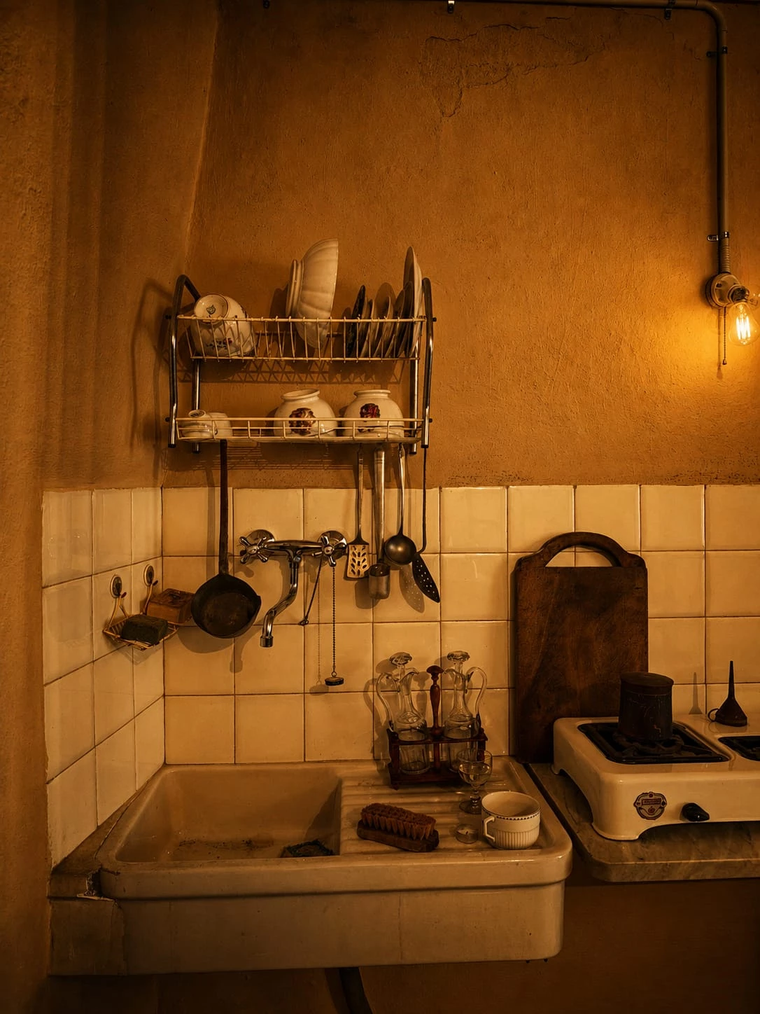 Il Palais Villar Focchiardo - Cucina 2° piano - Il lavello anni '50