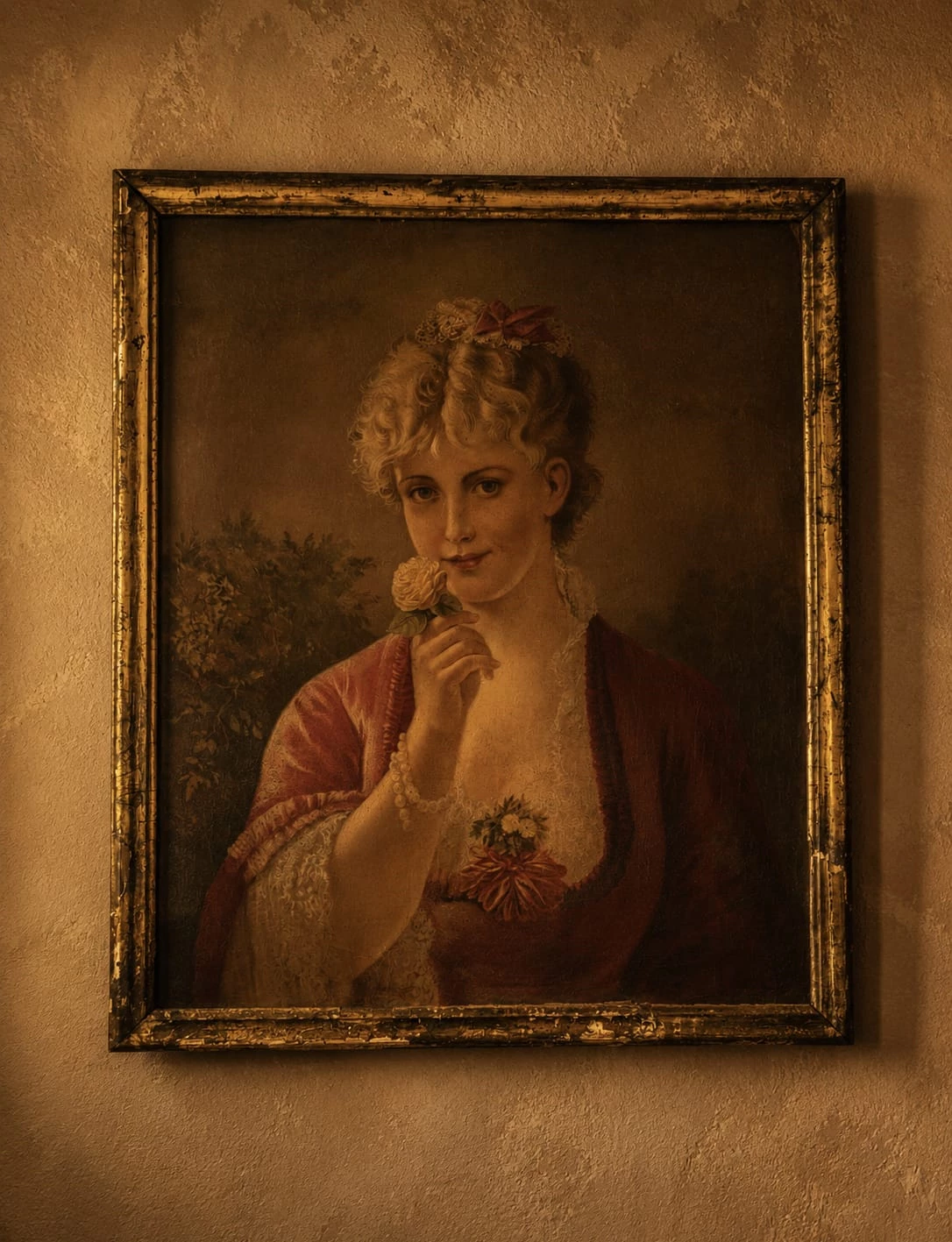 Il Palais Villar Focchiardo - Scala - Quadro d'epoca